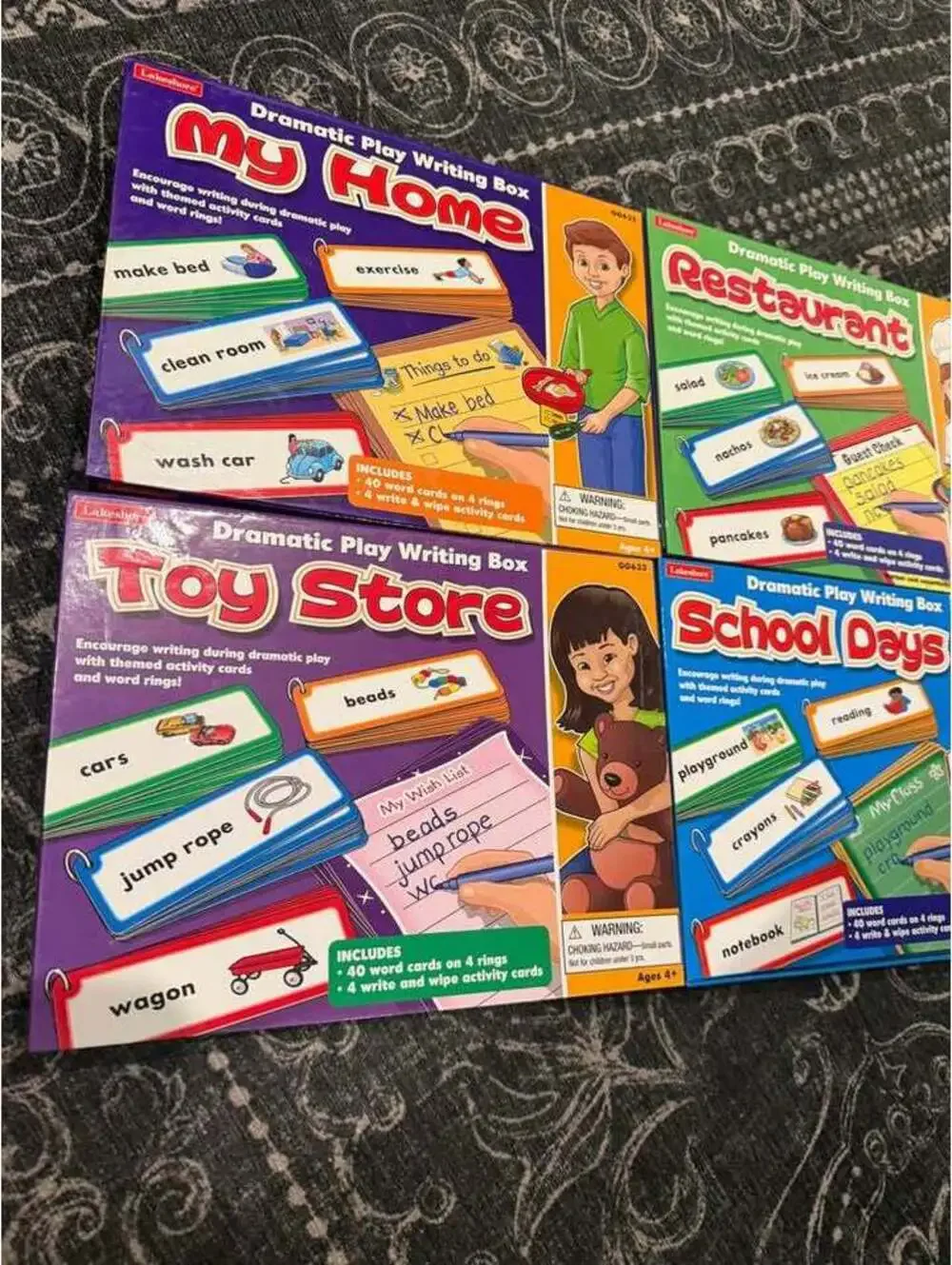 Lakeshore Dramatic Play Writing Boxes - Set of 4